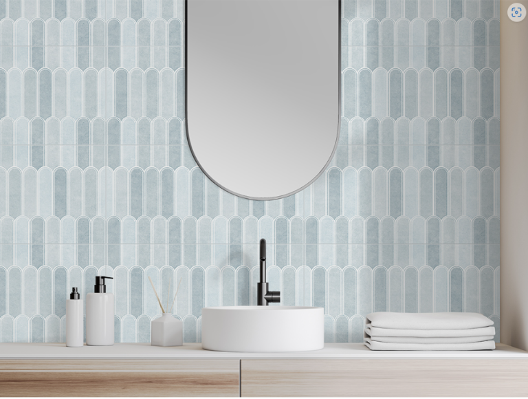 Folio Flyaway tiles styled in a room